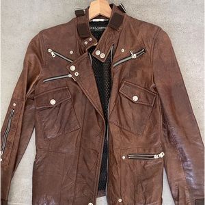Dolce and Gabbana Leather Jacket